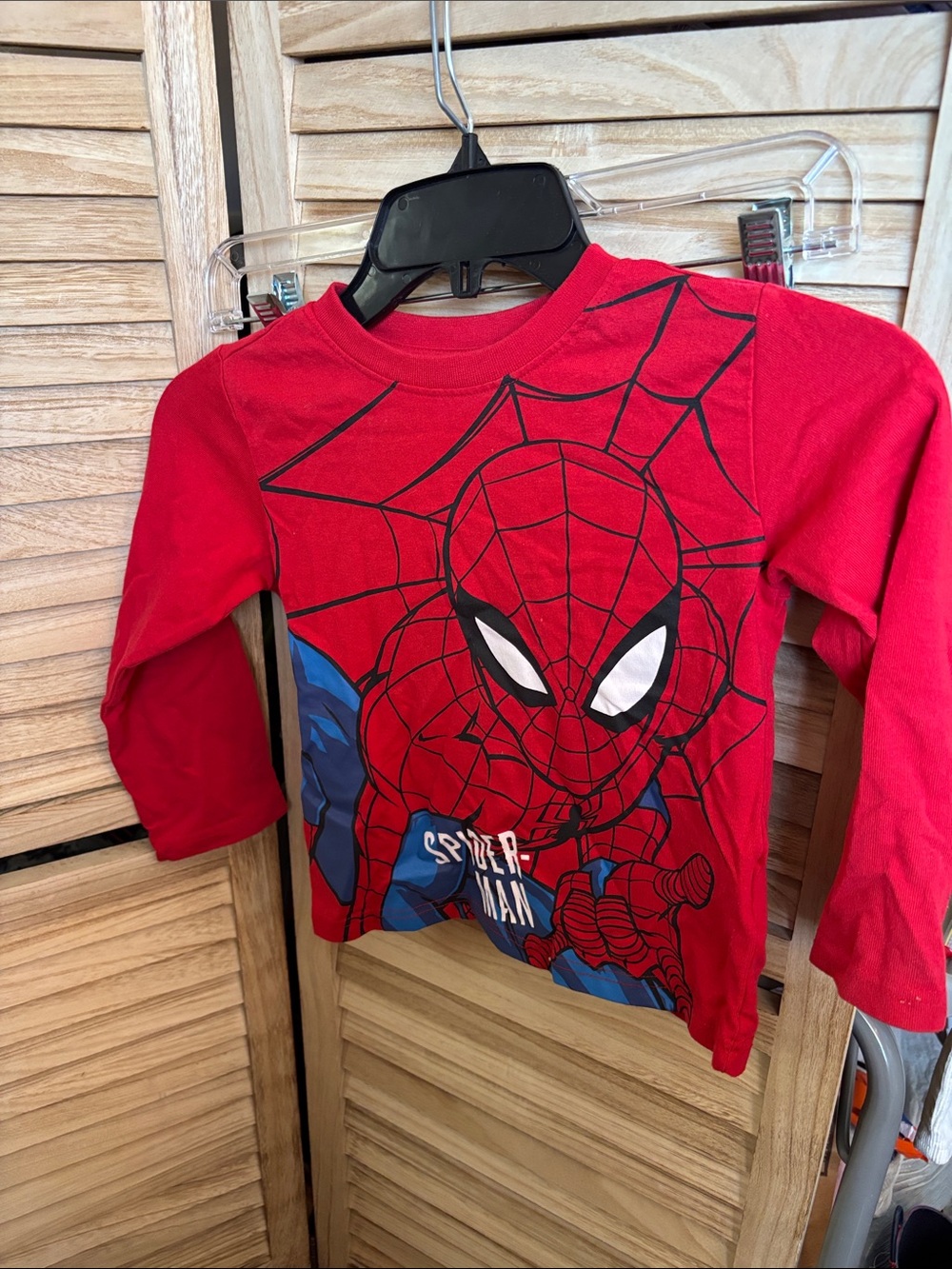 Marvel Spider-Man Red and Blue Graphic Tee 4